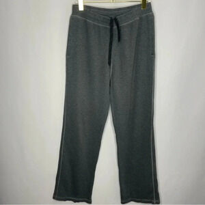 Tommy Bahama Lounge Pants Gray Elastic Waist Baggy Wide Leg Mens Small